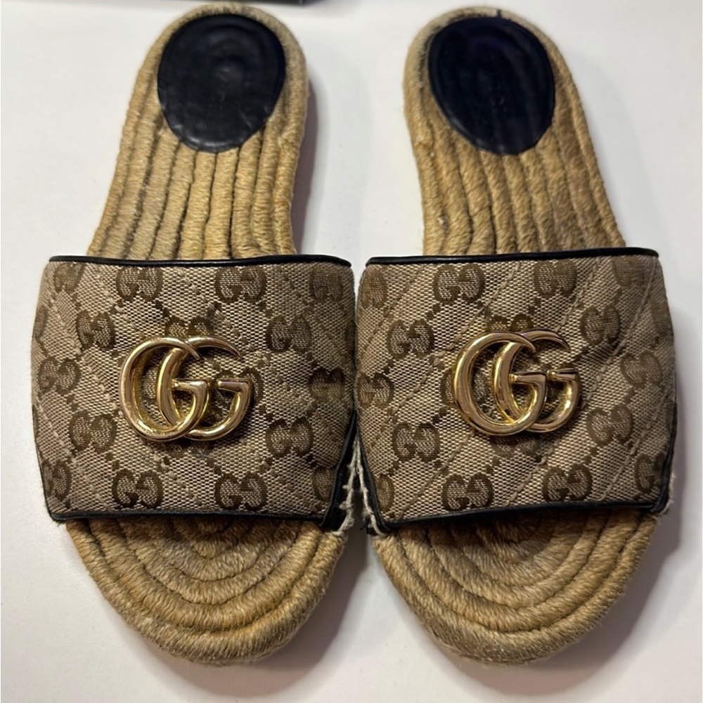 Gucci Matelasse espadrilles